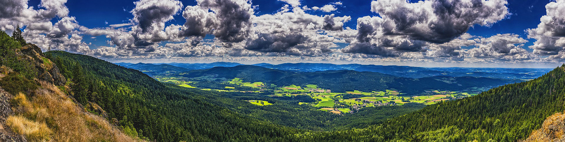 Panoramabild Bayerischer Wald 