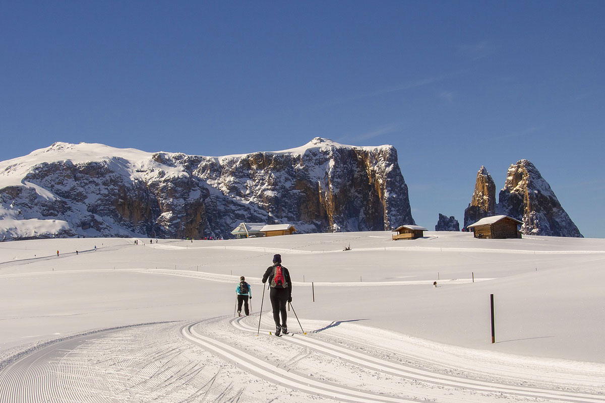 Unzählige Wintersportmöglichkeiten bietet Südtirol seinen Urlaubsgästen